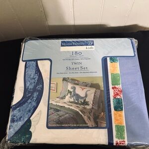 HomeTrends Kids Dinosaur Twin Sheet Set